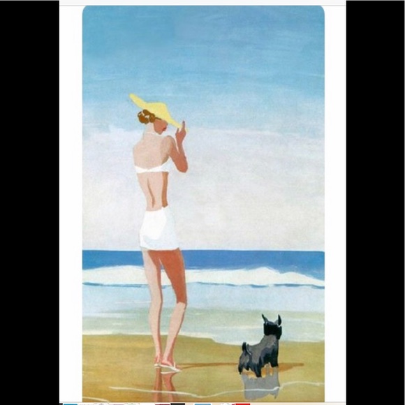 conde nast Other - Beach Towel CONDE NAST Vintage Inspired Print